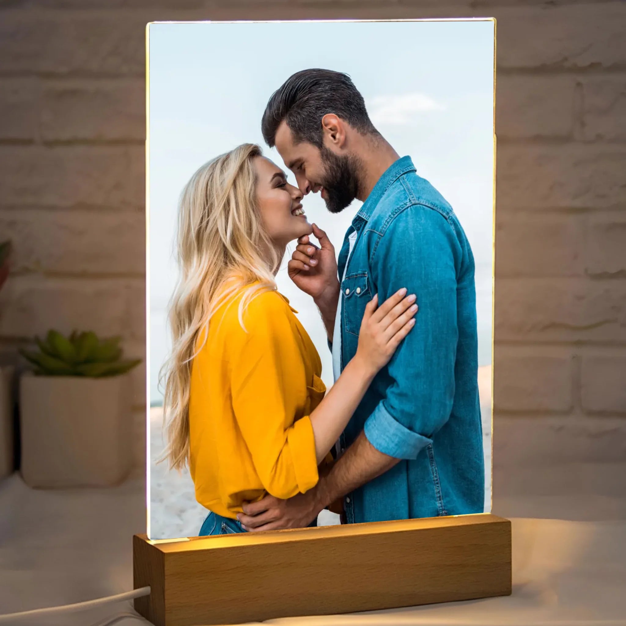 Zdjęcie pary - Druk na szkle, spersonalizowany prezent dla pary