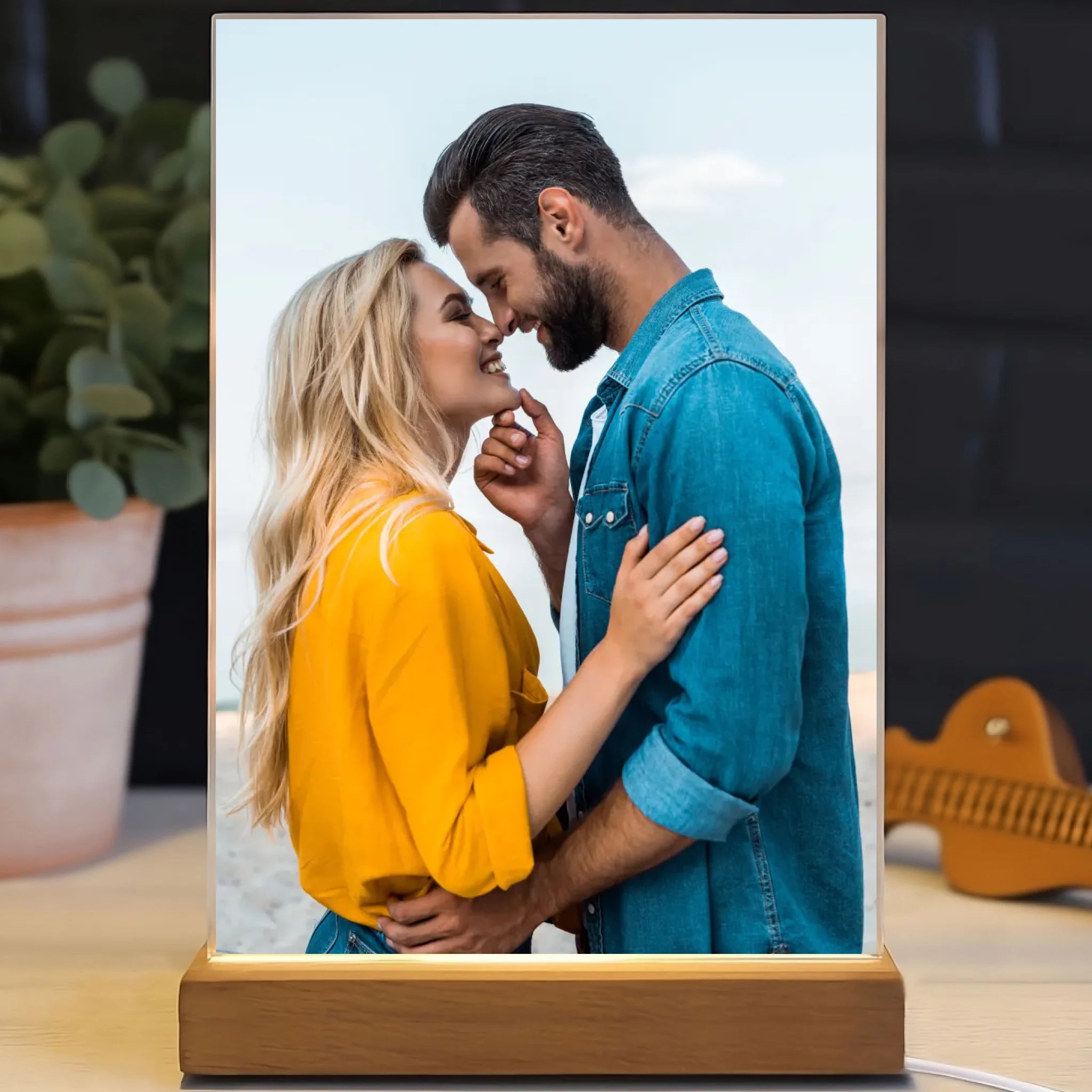 Zdjęcie pary - Druk na szkle, spersonalizowany prezent dla pary