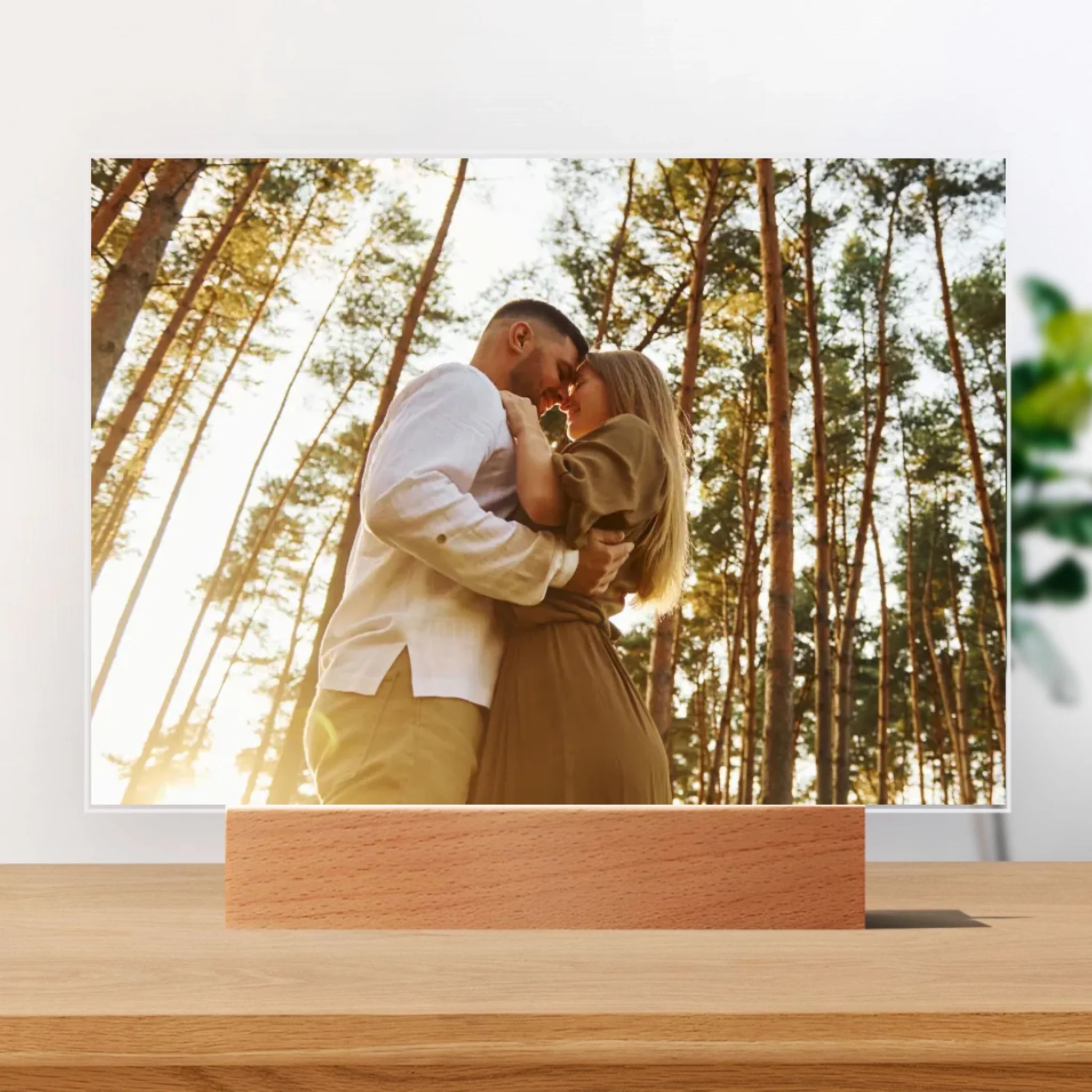 Zdjęcie zakochanych - Druk na szkle, spersonalizowany prezent dla pary