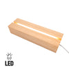 Drewniana podstawka z LED