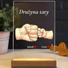 Drużyna taty - Druk na szkle, spersonalizowany prezent dla taty