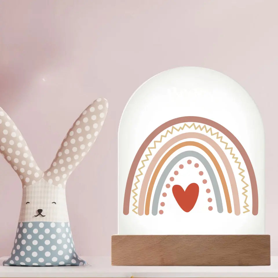 Lampka nocna dla dziecka - Boho Tęcza