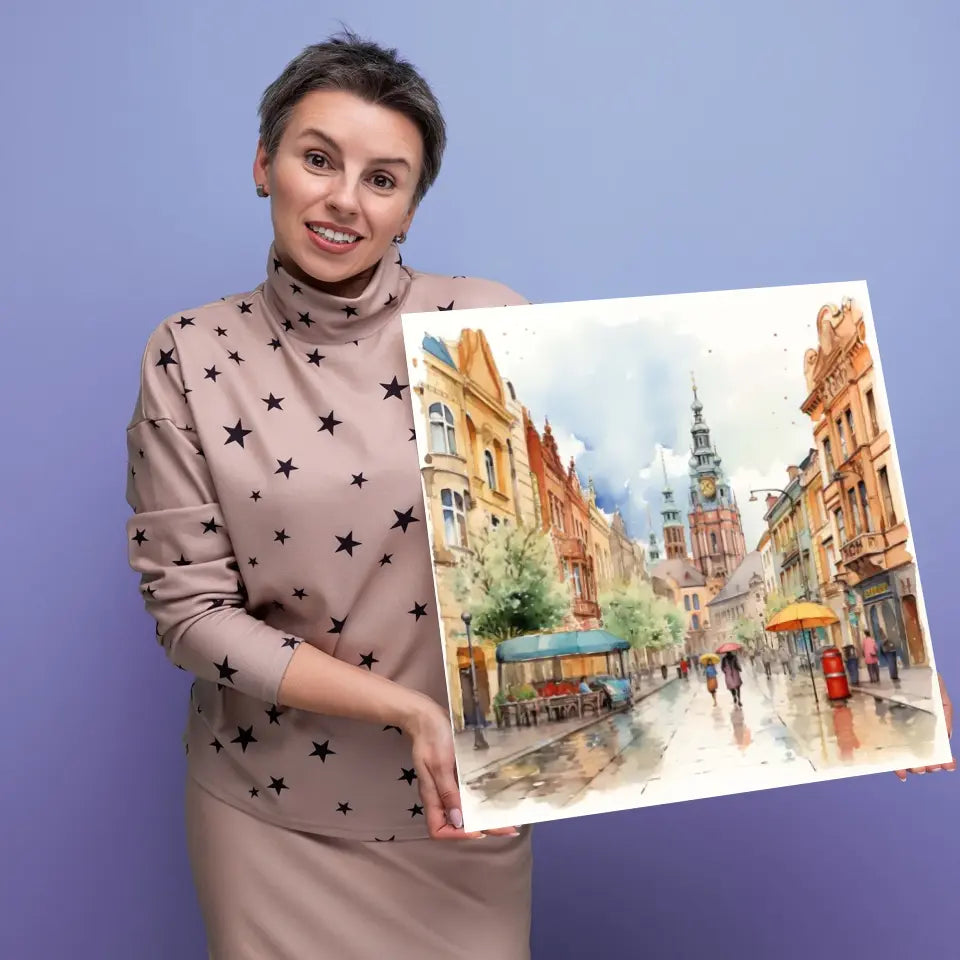 Łódź - druk na płótnie, spersonalizowany prezent