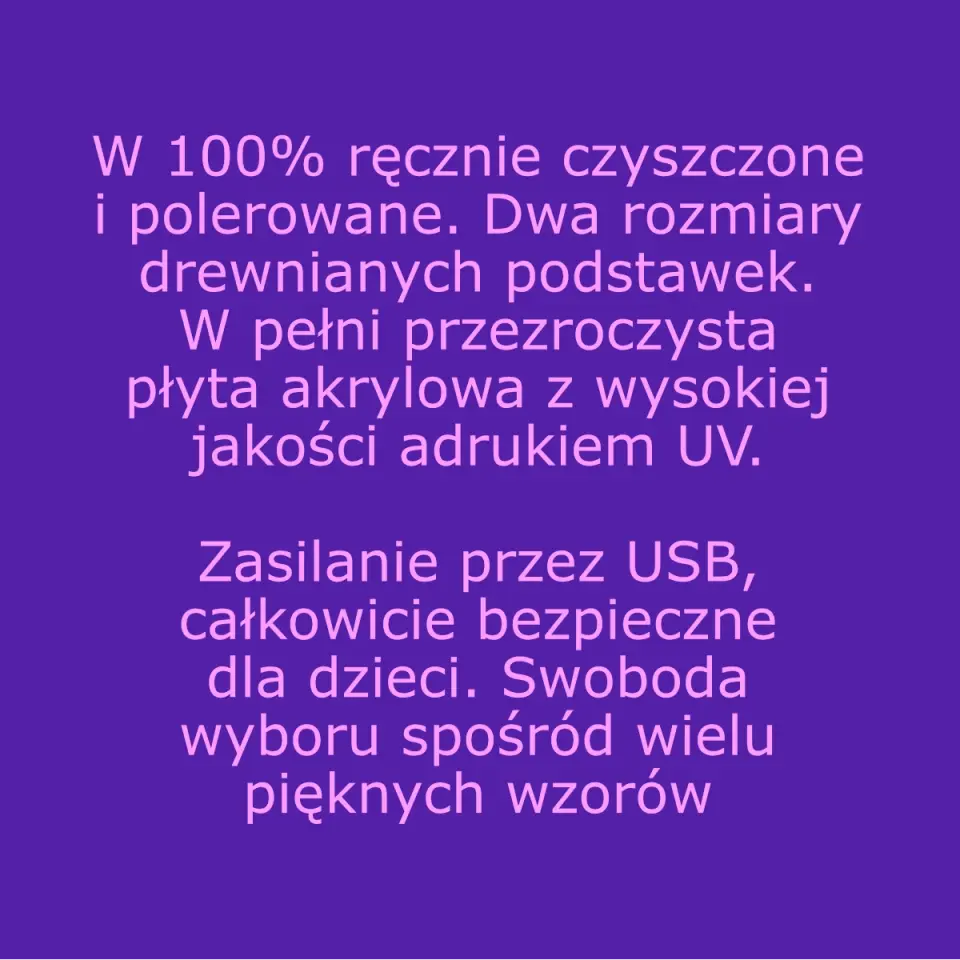 Lampka nocna dla dziecka - Ramka ze zwierzętami