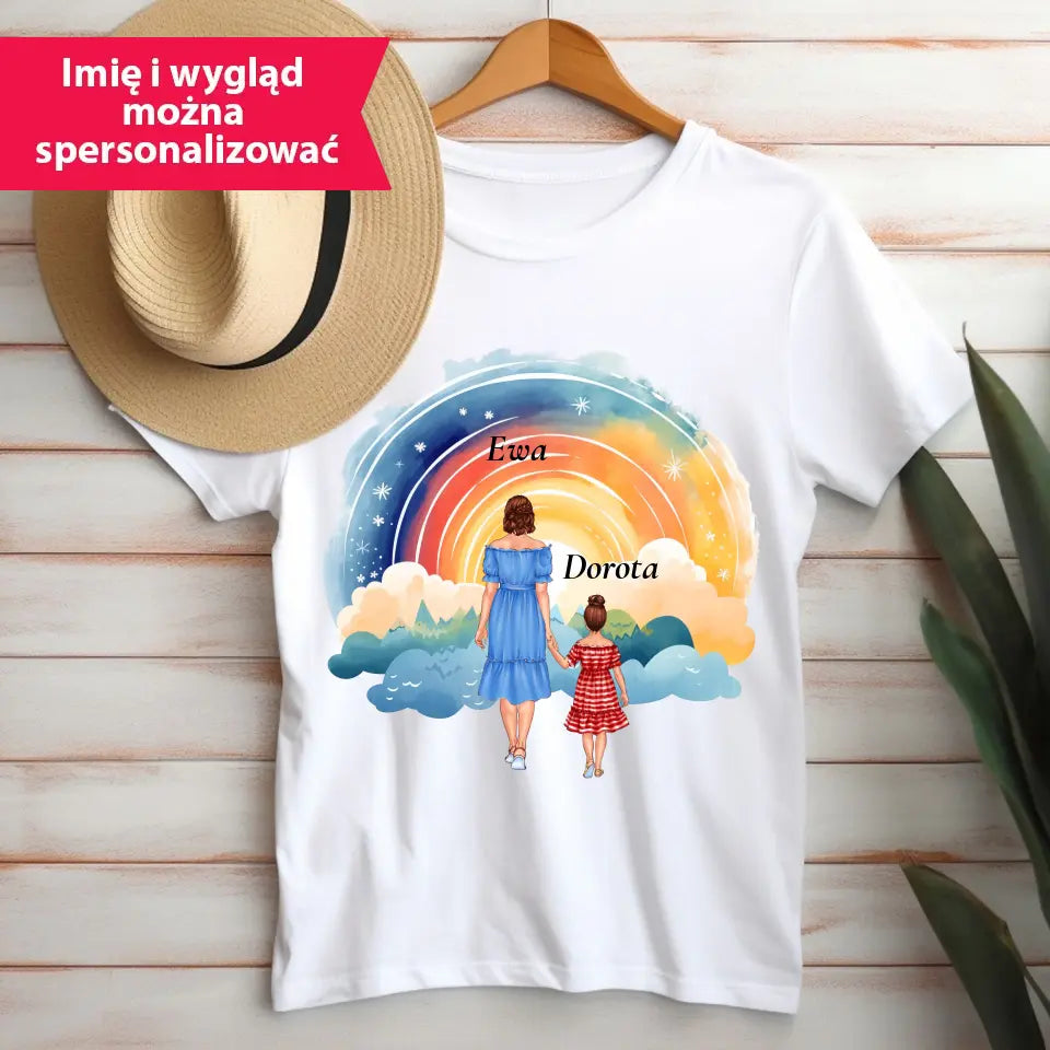 Mama i córki 2-4 osób - Personalizowana koszulka dla mamy #2