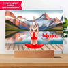 Yoga Girl #2 - Druk na szkle, spersonalizowany prezent