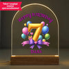 Lampka nocna dla dziecka - Happy Birthday