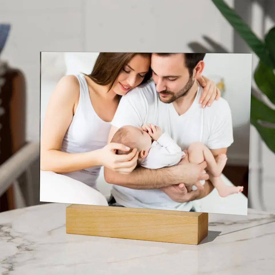 Rodzina zdjęcie - Druk na szkle, spersonalizowany prezent rodziny