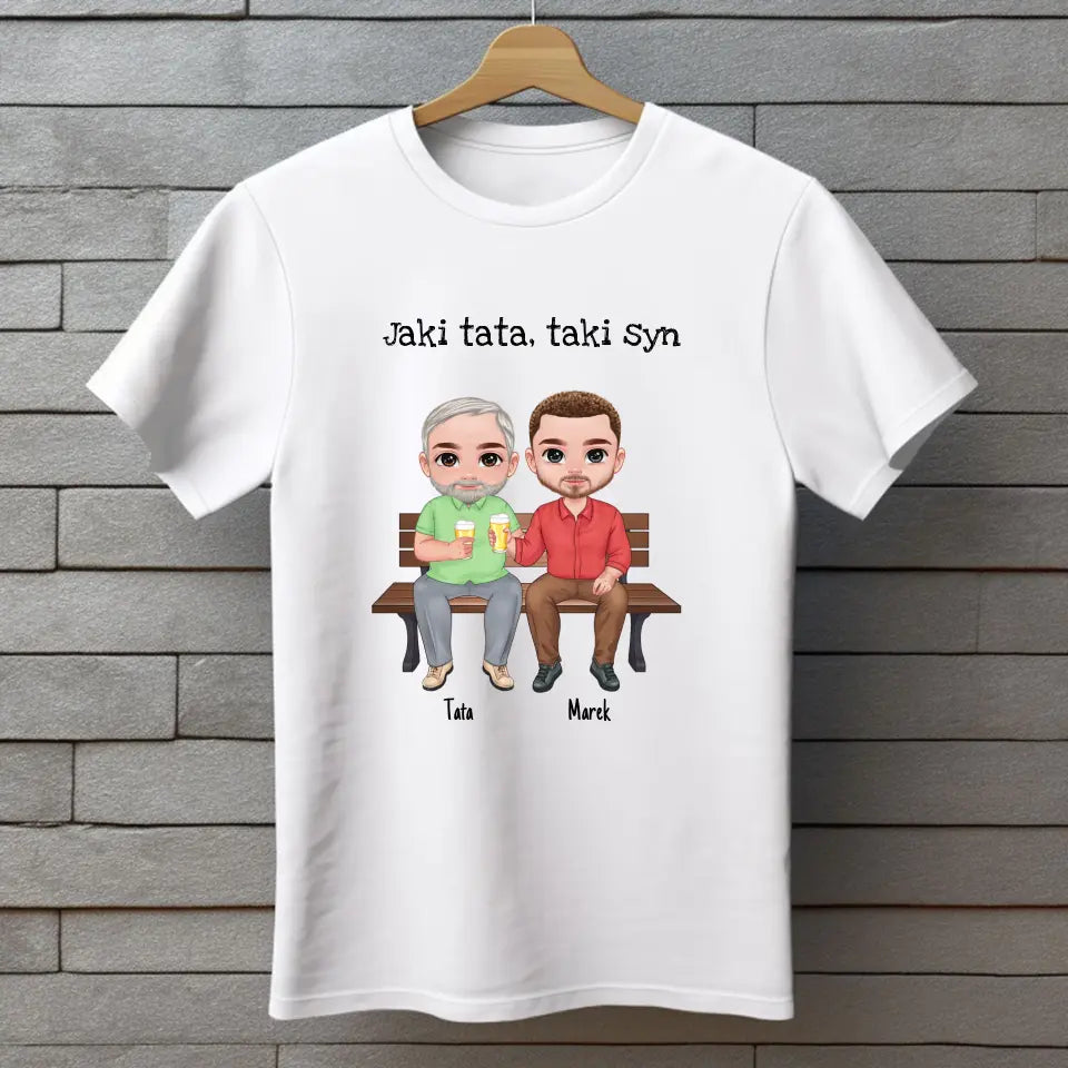 Jaki tata, taki Syn - koszulka, wyjątkowy prezent dla taty