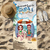 Para na plaży - Ręcznik plażowy, wyjątkowy prezent dla pary