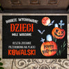 Mata na Halloween #3 - Spersonalizowany dywanik pod drzwi