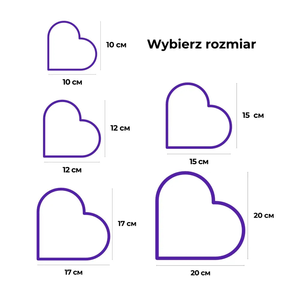 Serce z pięknym drzewkiem dla babci - akrylowe serce, spersonalizowany prezent  dla babci